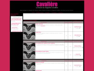 Forum du magazine Cavalière !