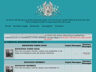 LE FORUM DE DISCUSSION ENTRE NOUS