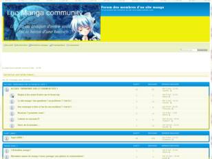 Forum gratuit : Forum des membres d'un site manga