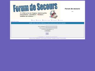 Forum de secours