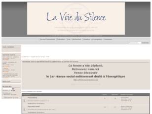 Forum formation la Voie du Silence