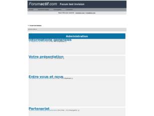 Forum test Invision