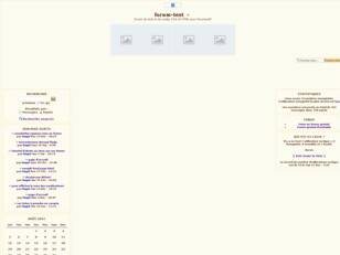 forum-test+code CSS et HTML
