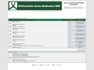 Jeszcze bardziej nieformalne forum WSE