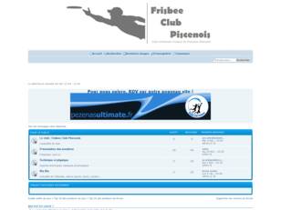 Frisbee Club Piscenois - l'ultimate à Pezenas - le forum