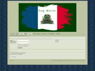 créer un forum : Frog Warrior