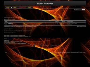 Forum gratuit : IEŞIREA DIN MATRIX