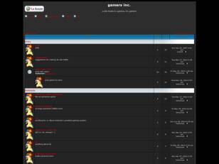 Free forum : gamers inc.