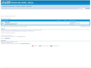 TIN HỌC ĐẠI CƯƠNG - GDTC.A