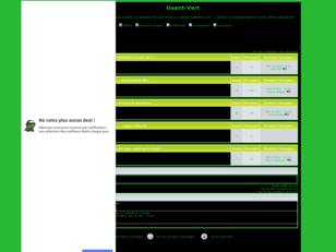 creer un forum : Geant-Vert