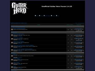 Unofficial Guitar Hero Forum 2.4.25