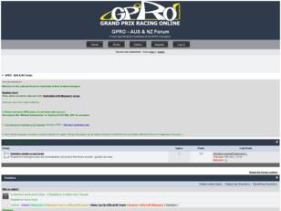 GPRO - Australian Forum