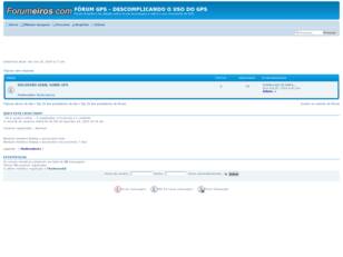 Forum de discussão sobre técnologia GPS