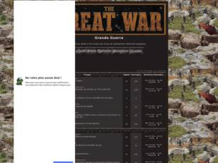 creer un forum : Grande Guerre