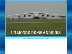 un Monde de Grandeurs