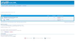 acceuil : projet 2009