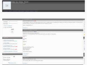 Golden Sun Online Forum