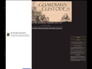 Forum des Guardians Custodes - (Uni 17 et Progame)