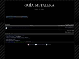 Foro » Guía Metalera