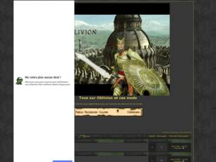creer un forum : Tous sur Oblivion et ces mods