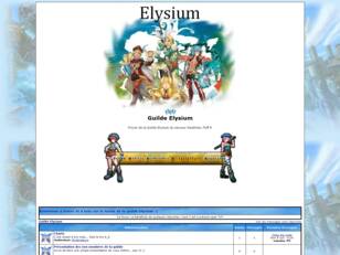 Bienvenue sur le forum de la guilde Elysium