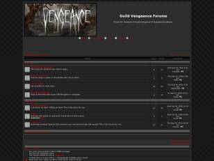 Free forum : Forum for members of Guild Vengence