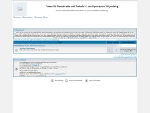 Forum für Demokratie und Fortschritt am Gymnasium