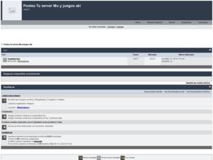 Postea Tu server Mu y juegos aki