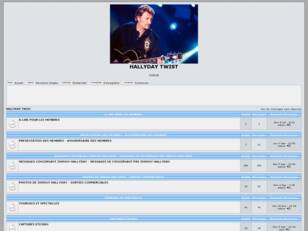 créer un forum : Hallyday twist