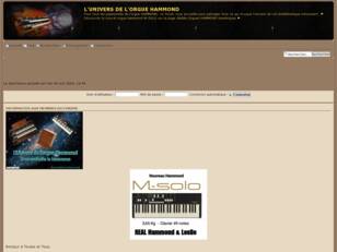 L’UNIVERS DE L’ORGUE HAMMOND