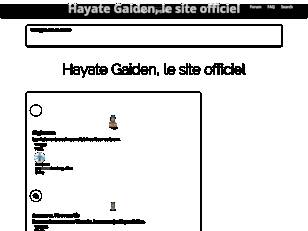 Hayate Gaiden, le site officiel