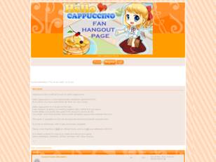 Hello Cappuccino Forum