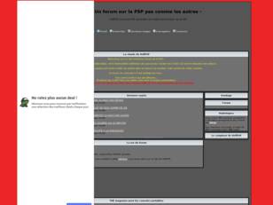 Un forum sur la PSP pas comme les autres