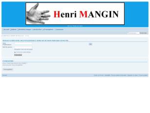 creer un forum : Henri MANGIN