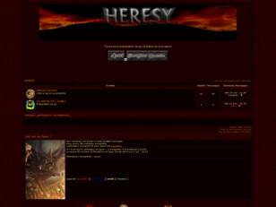 Bienvenue chez HERESY