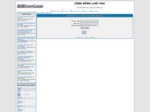 DIỄN ĐÀN LUẬT HỌC