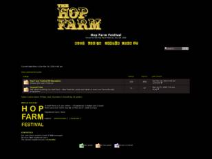 Free forum : Hop Farm Festival
