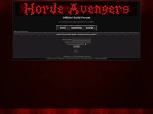 Horde Avengers Guild Forum