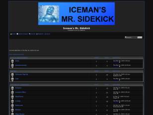 Free forum : Iceman's Mr. Sidekick