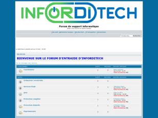 Forum d'aide Informatique Inforditech