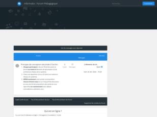 Informatix - Forum Pédagogique