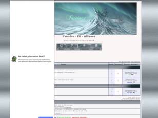 creer un forum : Instinct - Ysondre - EU