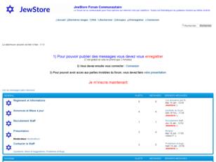 JewStore Forum Communautaire