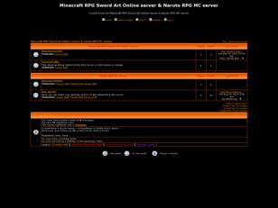 Minecraft RPG Sword Art Online server & Naruto RPG MC server
