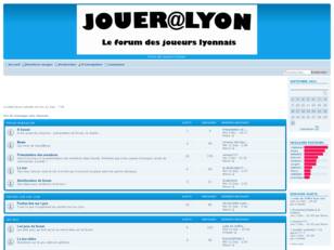 creer un forum : joueralyon