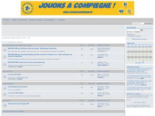 Forum de l'association "Jouons à Compiègne !"