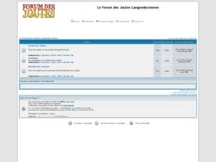 Le forum des Joutes Languedociennes