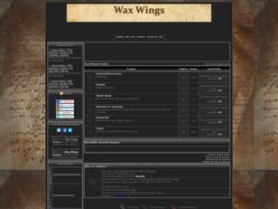 Wax Wings Forums A place to discuss poetry. Wax wings is a forum.