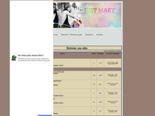 JustMary - Le forum de reference sur Mary Cebrian