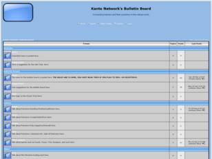 Kanto Network's Bulletin Board
